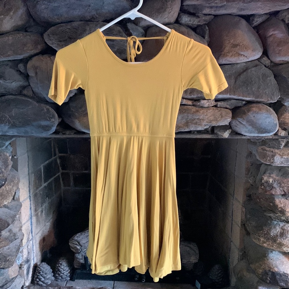 Mustard Omi Jo knit dress